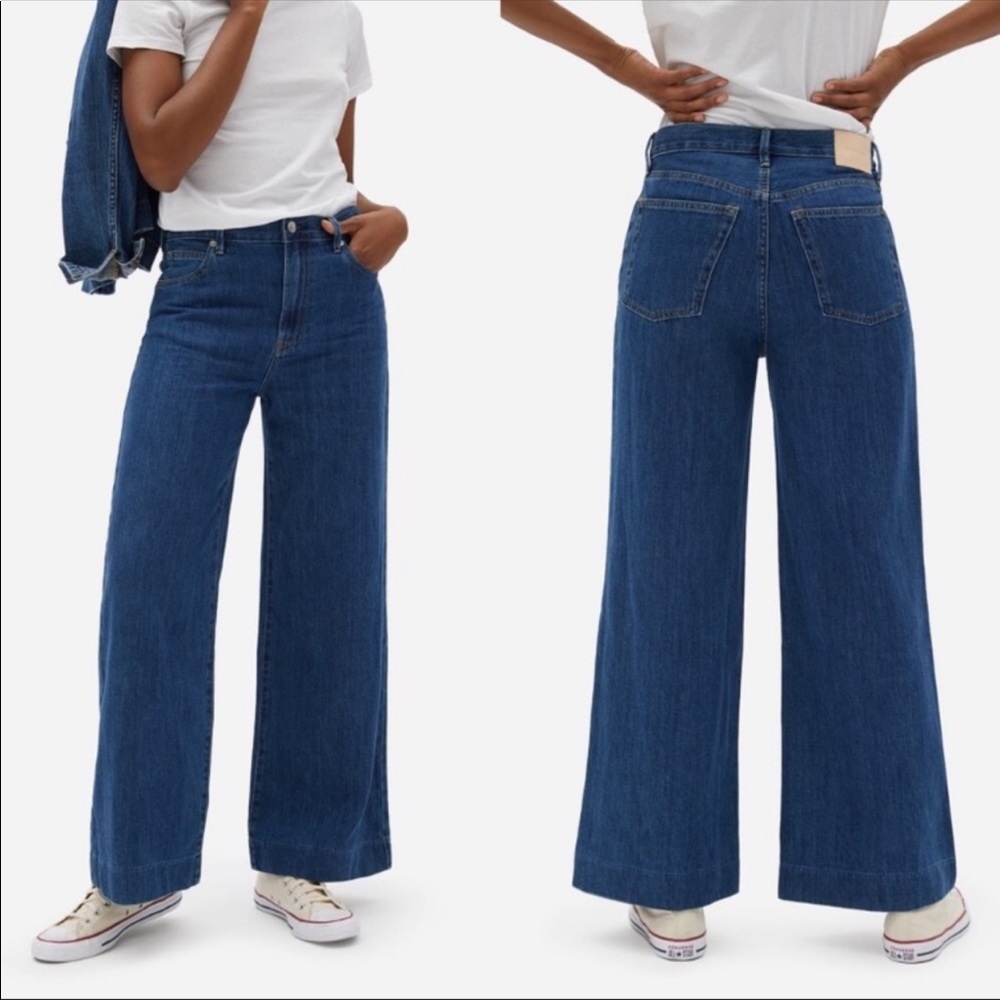 NEW EVERLANE The Summer Wide Leg Jean 28